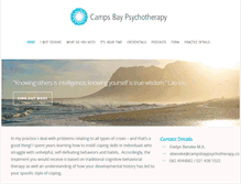 Tablet Screenshot of campsbaypsychotherapy.co.za